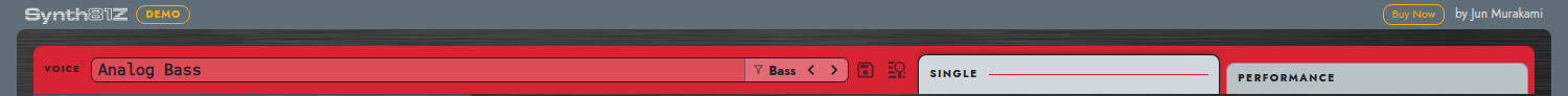 Preset bar while cycling through filtered results