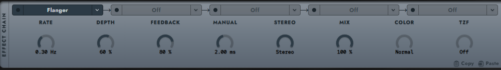 Flanger editor